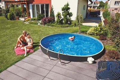 Басейн каркасний 3.6х1.2м без фільтру, AZURO RATTAN 3EXB0392 3EXB0392 фото
