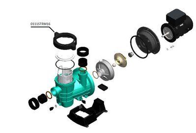 Пластикова кришка префільтру насоса STREAMER MINI PG-0111STRM16 PG-0111STRM16 фото
